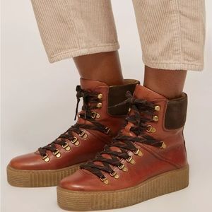 Shoe the Bear Agda boots in red brown size 40 8.5